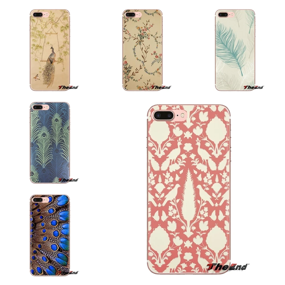 Чехол для телефона iPhone XS Max XR X 4 4s 5 5S 5C SE 6 6S 7 8 Plus samsung Galaxy J1 J3 J5 J7 A3 A5 Самуи Павлин