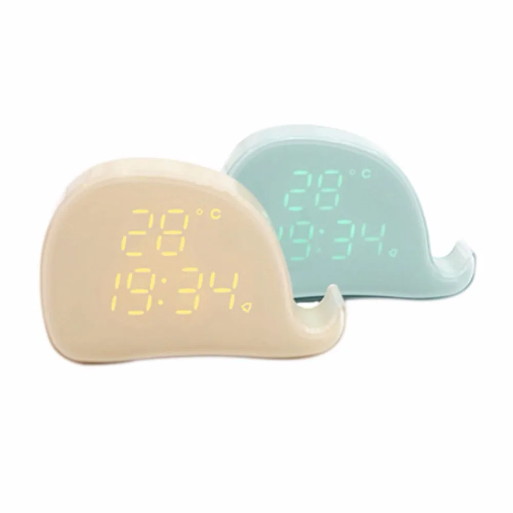 Universal Car Phone Holder Whale Led Voice-activated Alarm Clock Mobile Phone Holder Automotive Interior