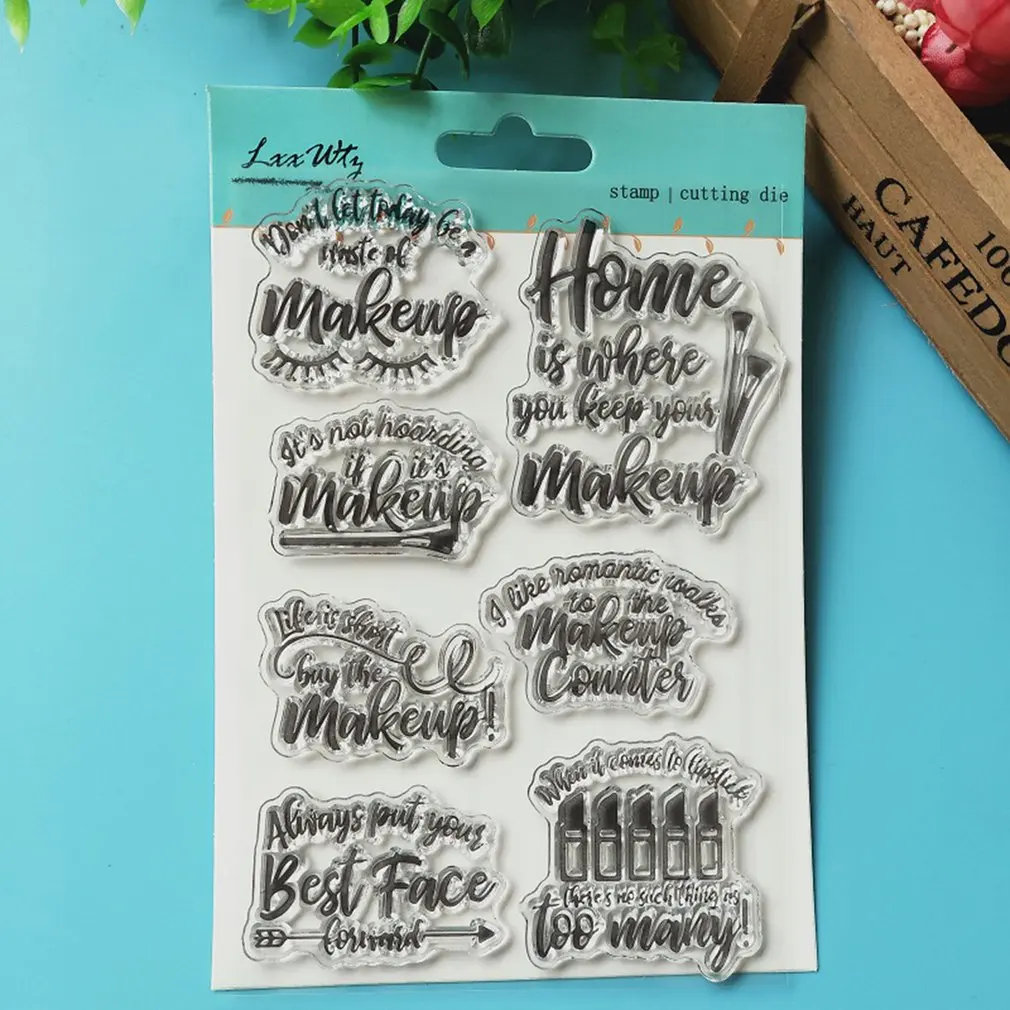 

Charming Vintage Transparent Soft Silicone Stamps Children Kids DIY Handmade Scrapbook Photo Album Craft Decoration
