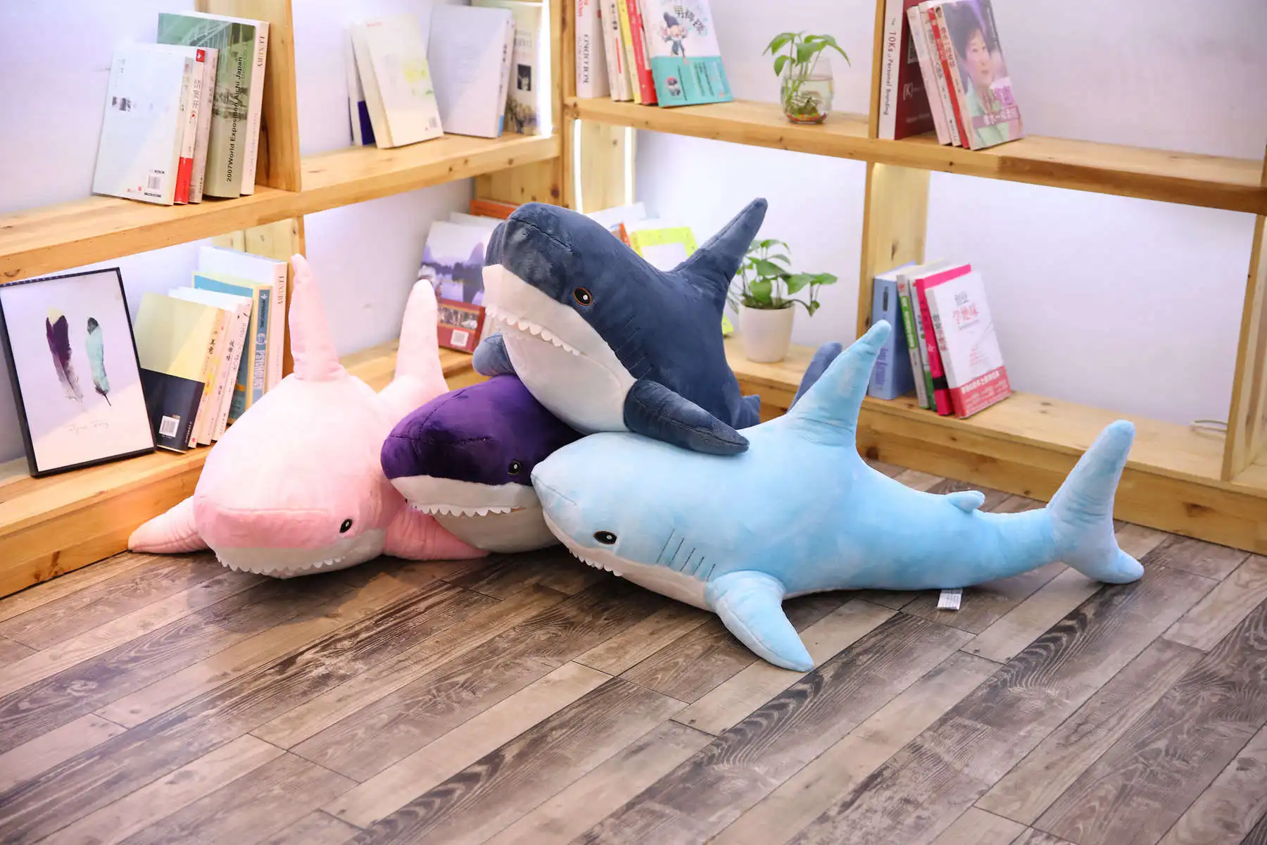 100 см VIP Link плюшевые розовые игрушки из кожи акулы, мягкая подушка-Акула для России, мягкие игрушки-животные для детей, подарок на день рождения