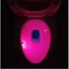 8 Color Infrared Induction Light Washroom Toilet Nightlight LED Toilet Smart PIR Motion Sensor For Bathroom WC Toilet Seat Light 4