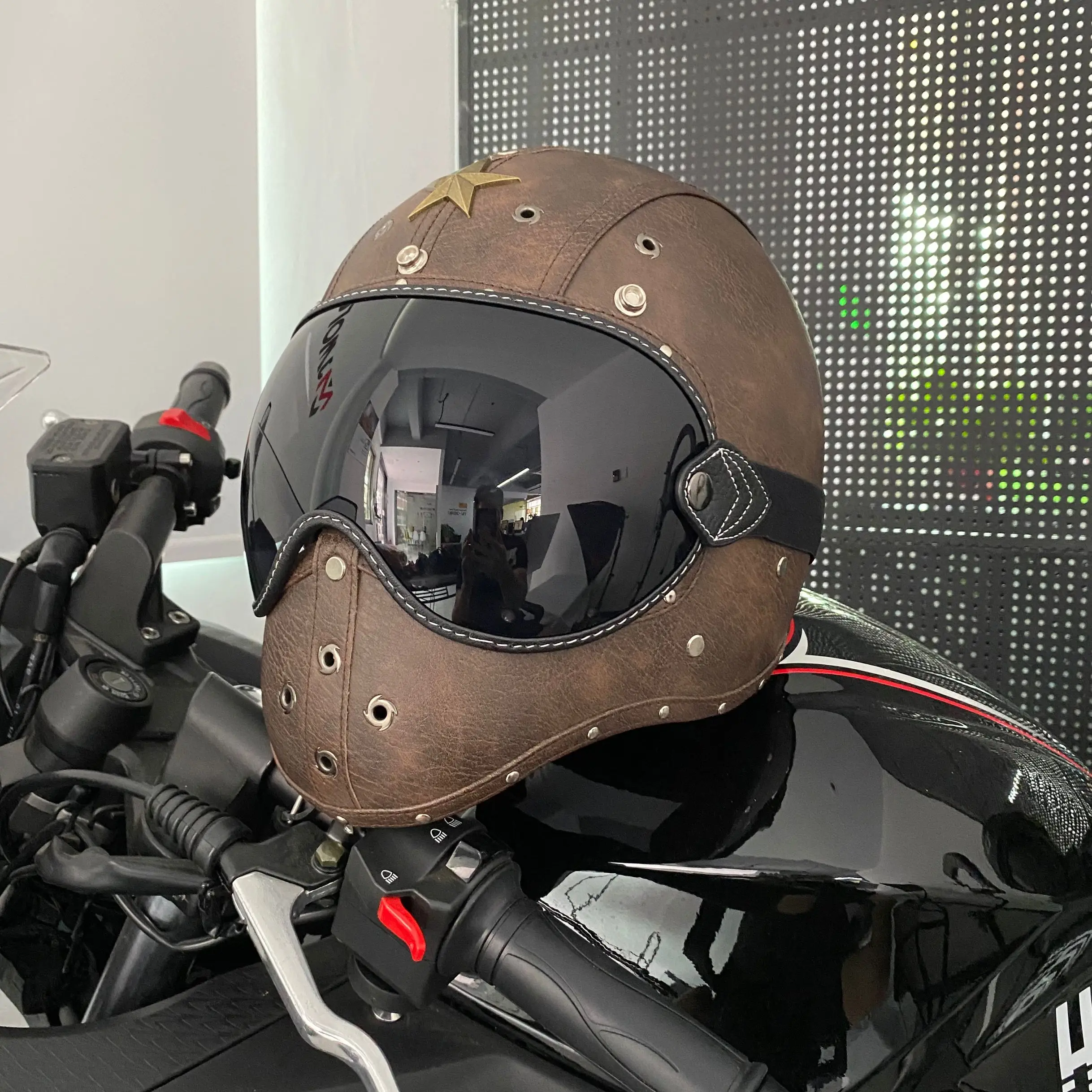 Visera de burbuja para casco de motocicleta, gafas antiniebla para 3/ROYAL/SHOEI P-ZERO/Simpson, equipo gafas Retro _ - AliExpress Mobile