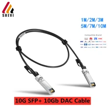 Кабель SFP 1 м/2 м/3 м/5 м/7 м/10 м SFP + 10 Гб DAC, модуль SFP, пассивное прямое прикрепление, медный кабель Twinax SFP, совместимый с Cisco mikrotubiqui Кабель SFP 1 м/2 м/3 м/5 м/7 м/10 м SFP + 10 Гб DAC, модуль SFP, пассивное прямое прикрепление, медный кабель Twinax SFP, совместимый с Cisco mikrotubiqui