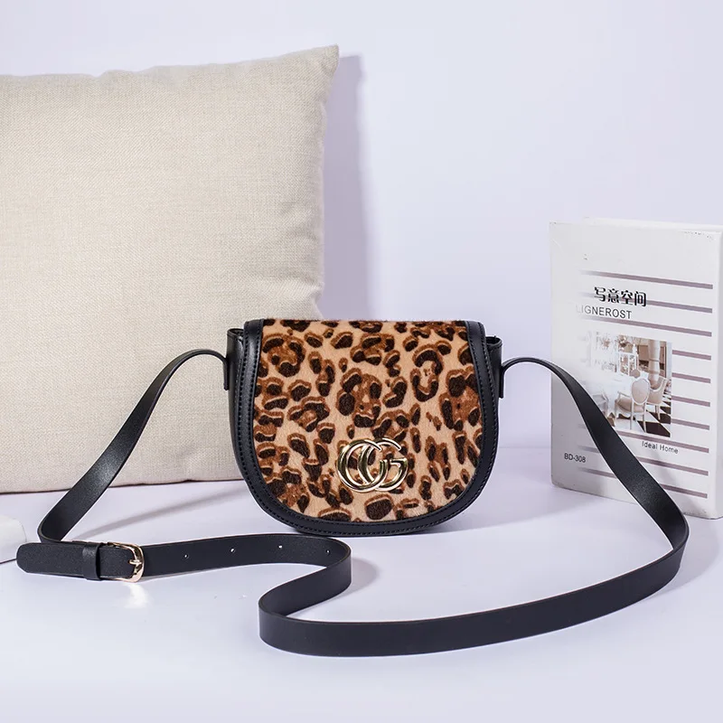 

Leopard Bag Women's 2019 New Style Spring And Summer-Europe And America WOMEN'S Fashion Handbag Shoulder Bag Manufacturers Whole