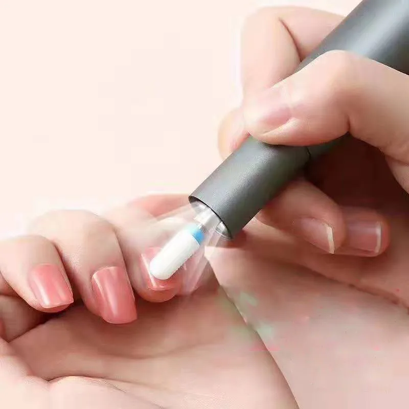 Мини электрическая дрель для ногтей, педикюрная ручка, гель для снятия лака, полировка, педикюр, машина для удаления кутикулы, инструменты для дизайна ногтей