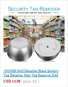 Drop shipping Hook Key Detacher Security Tag Detacher Alarm Key Hook Detacher EAS System Securtiy Key For Clothes Alarm Remover