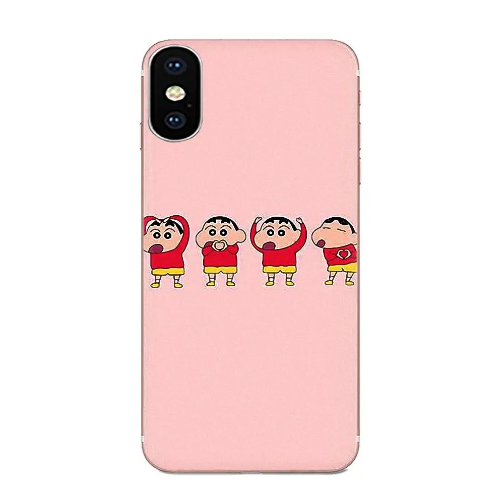 ТПУ чехлы Fundas Crayon Shin-Chan для Apple iPhone 11 Pro X XS Max XR 4 4s 5 5C 5S SE 6 6S 7 8 Plus - Цвет: as picture