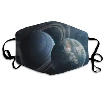 

Custom Anti-Dust Mouth Mask Space Wallpaper Reusable Outdoor Face Mask with Adjustable Earloops Breathable Mouth Cover for Teens