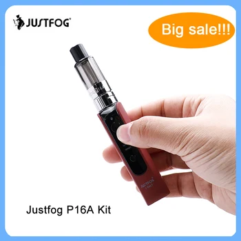 

Electronic cigarette kit Justfog P16A Kit 900mAh Built-in Battery with P16A Clearomizer 2ml Tank vape starter kit vs Q16 kit