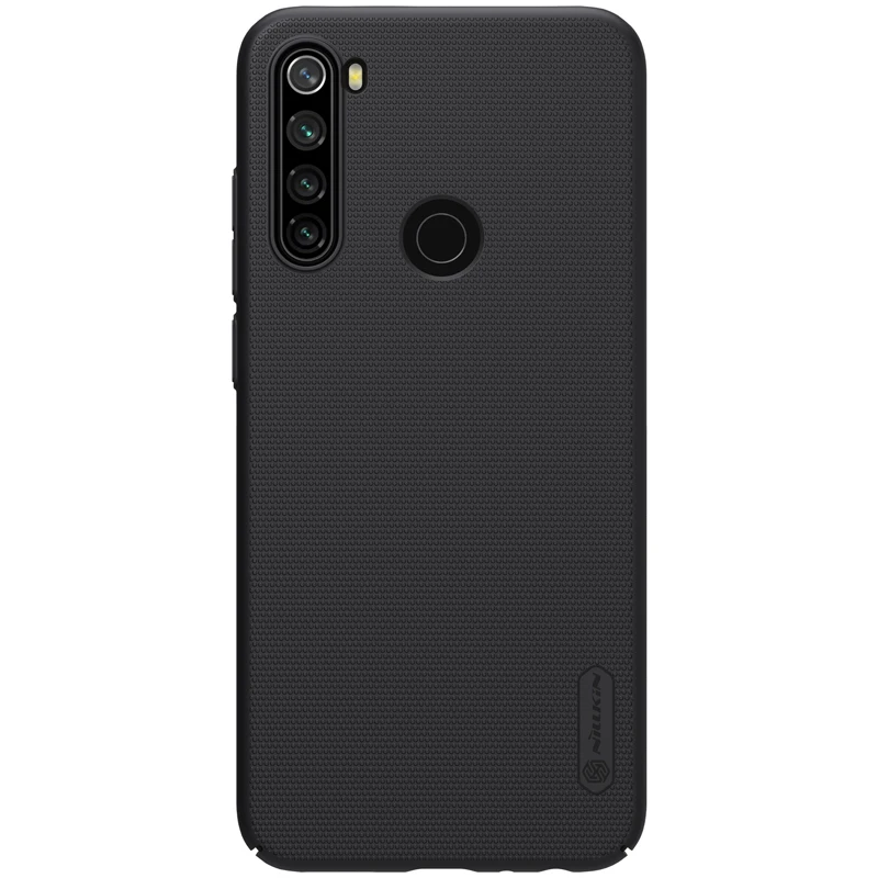 Redmi Note 8 T чехол NILLKIN матовый щит твердый пластиковый чехол на заднюю панель чехол для Xiaomi Redmi Note 8 T Note 8 T глобальная версия - Цвет: Black