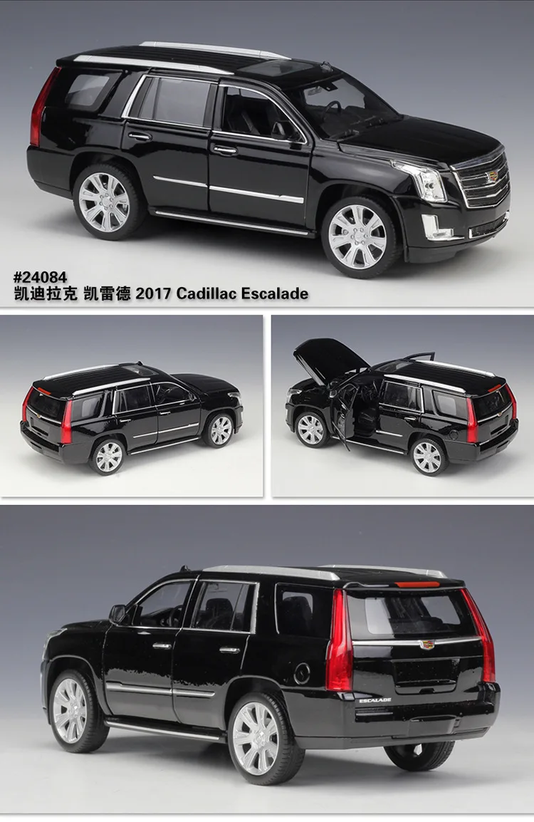 Welly 1:24 Cadillac Escalade сплав модель автомобиля Diecasts& игрушечные транспортные средства коллекционные подарки не-пульт дистанционного управления Тип транспортная игрушка