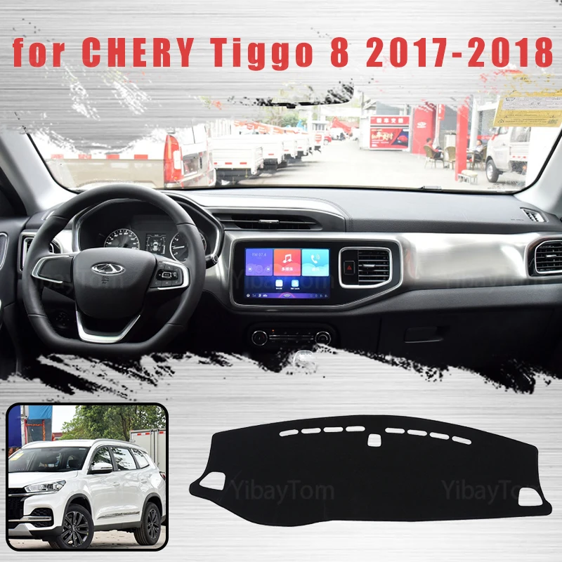 

Коврик для приборной панели автомобиля CHERY Tiggo 8 2017-2018, автомобильный нескользящий ковер от солнца