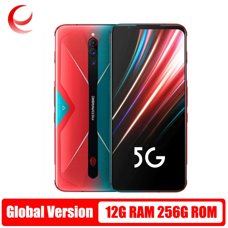 Nubia Red Magic 5G глобальная версия 12G RAM 256G ROM Смартфон Snapdragon 865 Redmagic NFC мобильный телефон