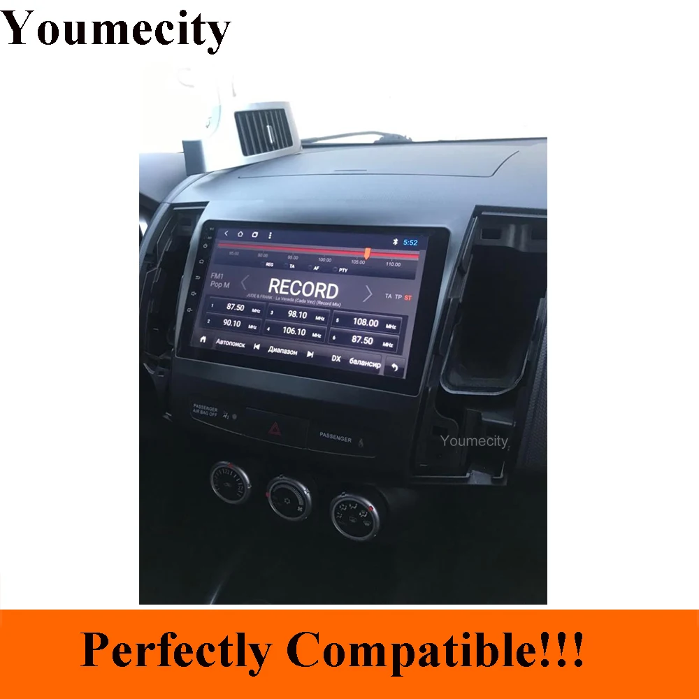 Clearance Car DVD Player for Mitsubishi Outlander 2006-2013 Radio GPS Navigation BT WIFI Map 9inch Android 9.0 Octa Core 2G RAM 32GROM 1