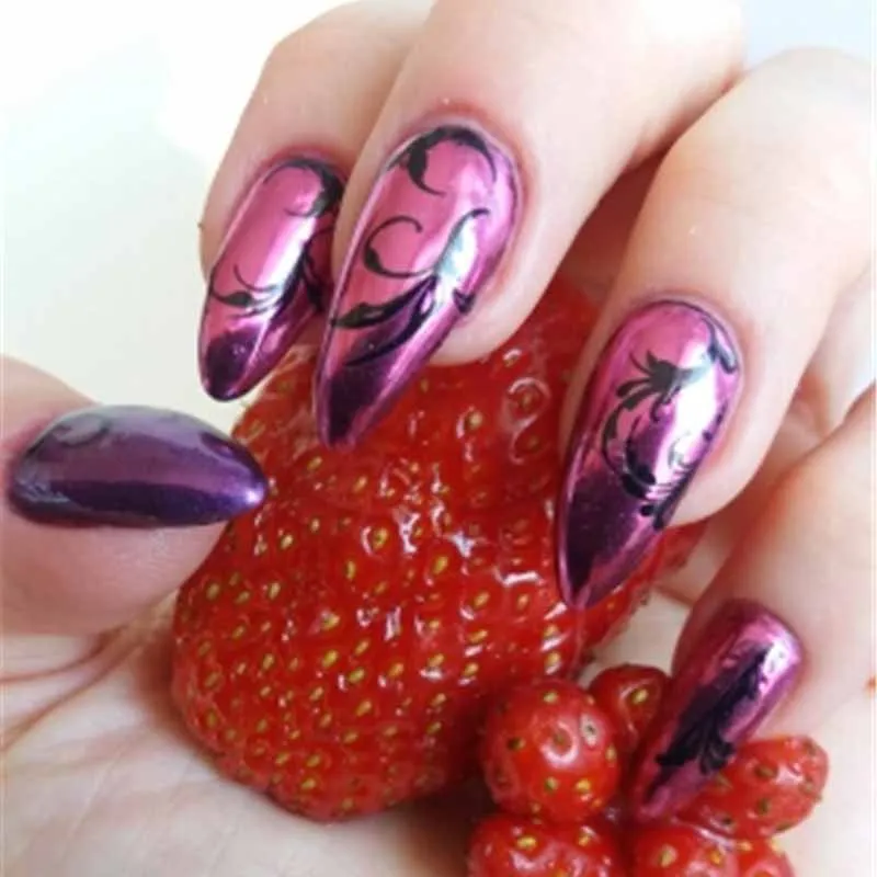 Стикеры 3D на ногти Nail Art Ретро цветок маникюрный Водные Переводные картинки дизайн ногтей украшения наклейки клей переводные наклейки