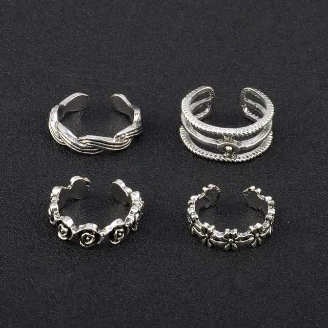 Casual Toe Ring Silver Bichiya, 3.5 Gm Pair, Size: Regular at Rs 60/gram in  Ahmedabad