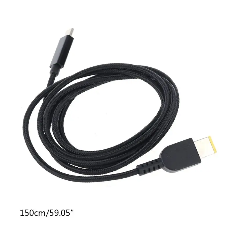 USB C Тип C зарядное устройство адаптер тканый зарядный кабель шнур для LEnovo ThinkPad X1 аксессуары