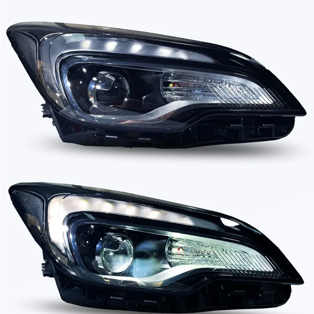 

Eosuns Headlight Assembly for buick envision 14-19 low high beam led bi-lens drl headlamp автомобильные товары