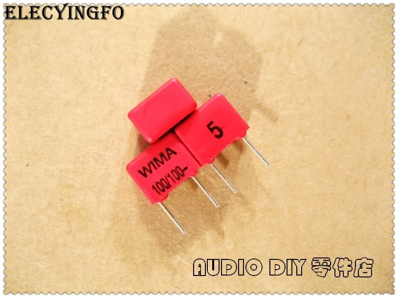 10 шт./50 шт. WIMA FKP2 100pF 100V 100v100pf 5% конденсатор из фольгированной пленки 0 1nf 101 |