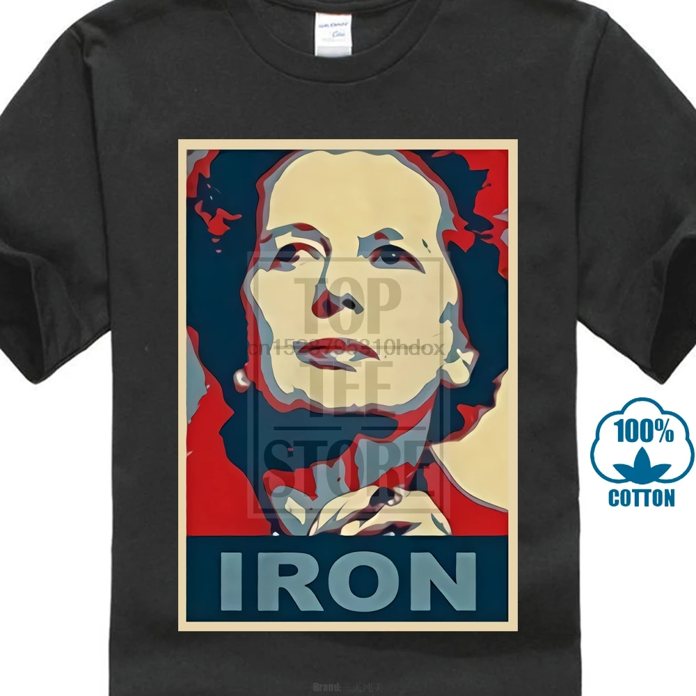 Футболка Cafepress Margaret Thatcher 100% хлопок футболка 2018 Хит с принтом большая скидка Новое