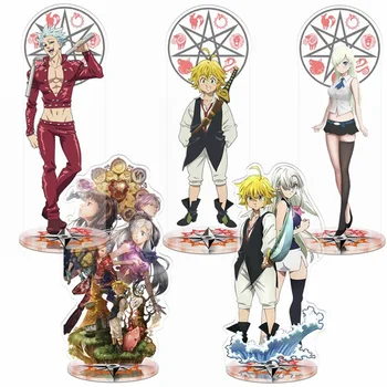 

Acrylic Licensing for Children The Seven Deadly Sins Model Double-Side Desktop Decoration Anime Around Bookends