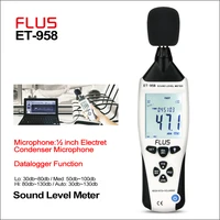 FLUS Sound Level Meters Datalogger Digital Professional Sound Level Meter Sonometros Noise Audio Level 30-130dB Decibels Meter 1