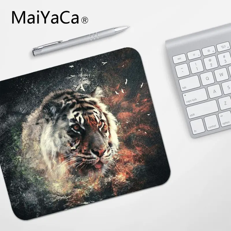 MaiYaCa высокое качество животное тигр заказной игровой коврик для мыши для ноутбука игровой коврик мышь игровой коврик для мыши - Цвет: No Lock Edge25x29cm