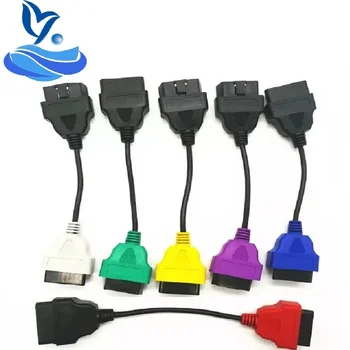 

6pcs OBD2 For ECU Scan Diagnostic Cables MultiECUScan Adapter Bundle Connector Scanner Car Vehicle Repairing