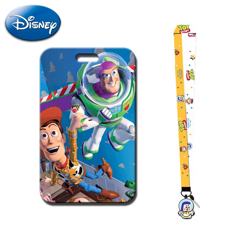 ПВХ-карточка с героями мультфильма Disney висячая Шейная сумка для студенческого