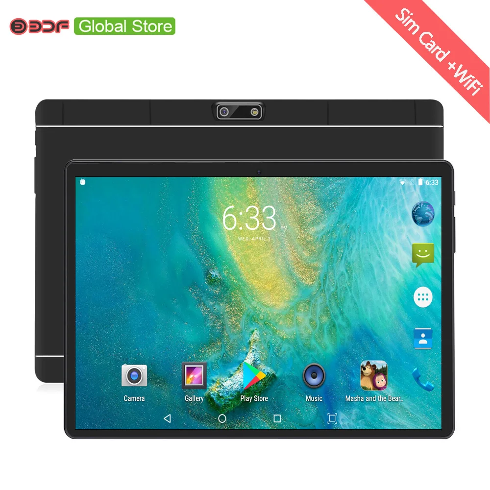Online Neue 10 inch 4G Anruf Tabletten Android 7.0 Octa Core 4G + 64G Tablet Pc 3G 4G LTE Dual SIM Karte laptop WiFi GPS Bluetooth tab