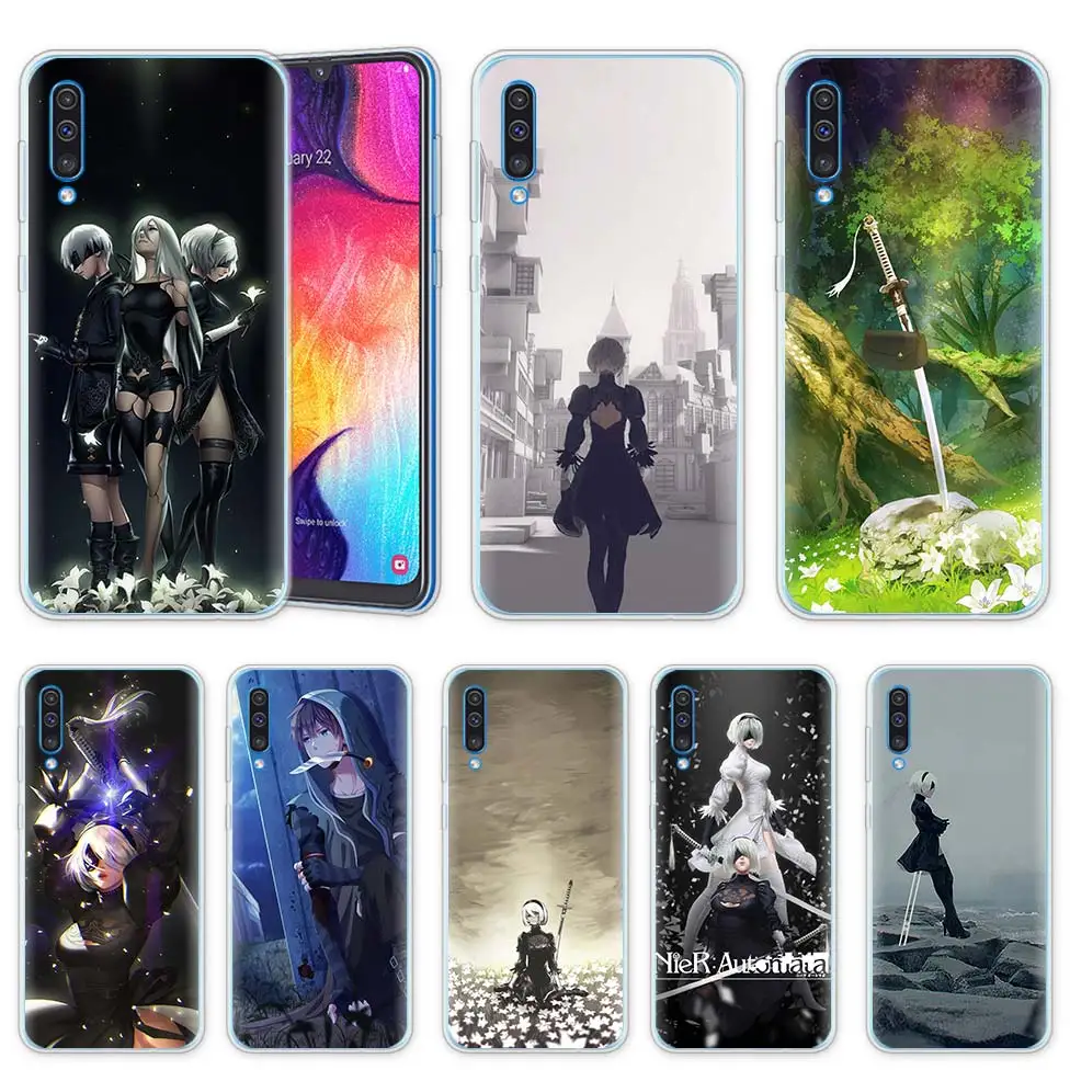 

Nier Automata Case for Samsung Galaxy A50 A20e A80 A70 A60 A40 A30 A10 M40 M30 M20 M10 A6 A8 + 2018 TPU Anime Phone Cover Casos