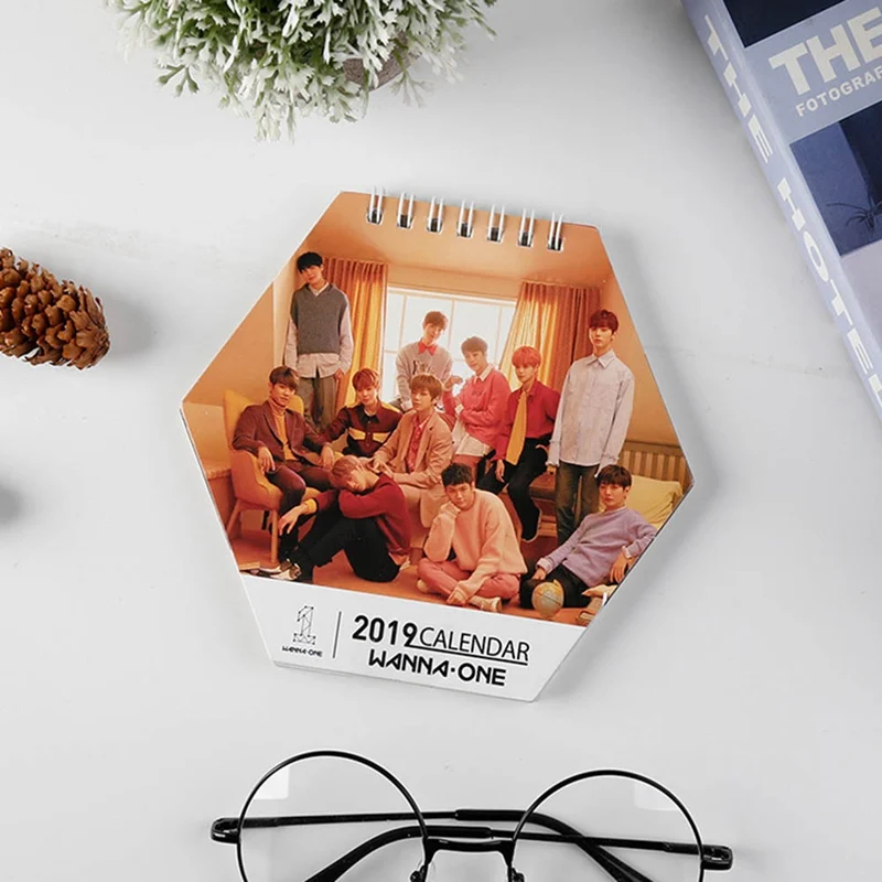 1 шт. Новинка Kpop Настольный календарь фотоальбом карточный календарь
