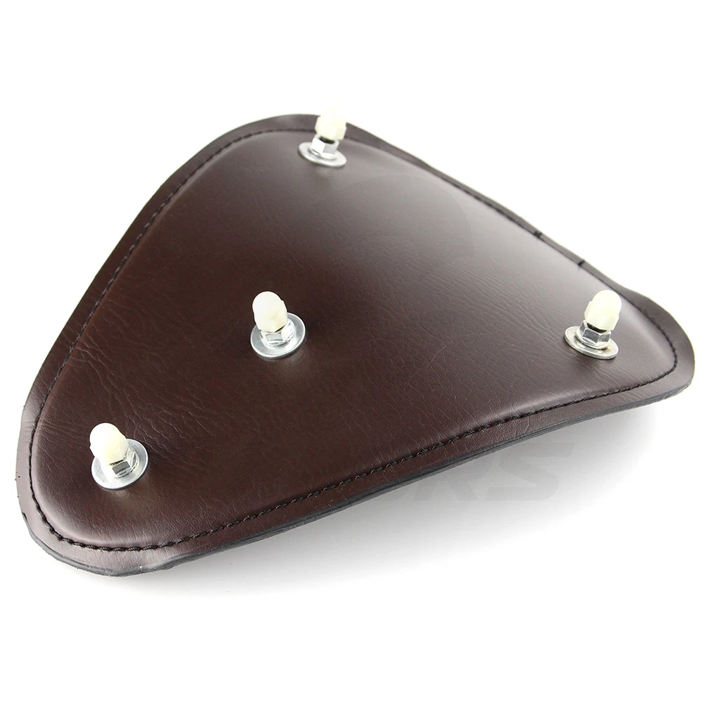 OUMURS Cross SoLo Seat Pan Cover Frame " рессорная Подушка черная для Harley Sportster XL883 1200 Dyna Honda Chopper Bobber на заказ
