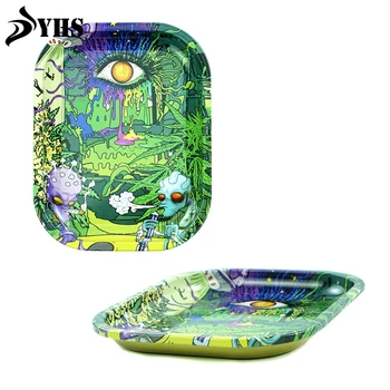 

180mm*141mm Metal Rolling Tray Tobacco Rolling Tray for Girls High Quality Cigarette Rolling Plate Smoking Accessories
