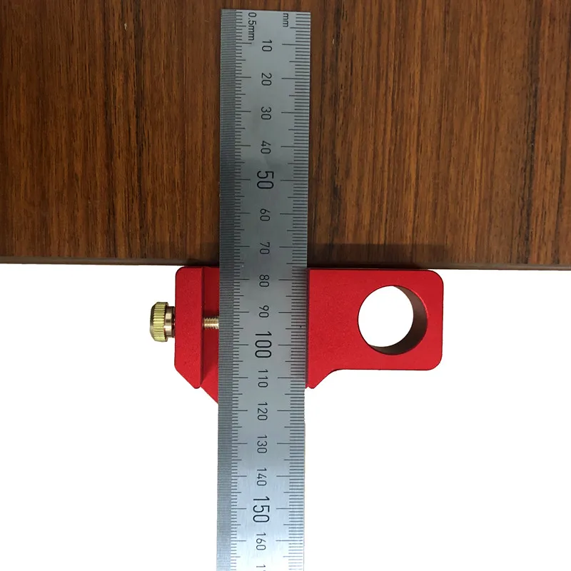 목공용 앵글 스크라이버 눈금자 포지셔닝 블록, 목공 라인 스크라이버 게이지, DIY 전문 측정 알루미늄 합금 도구
