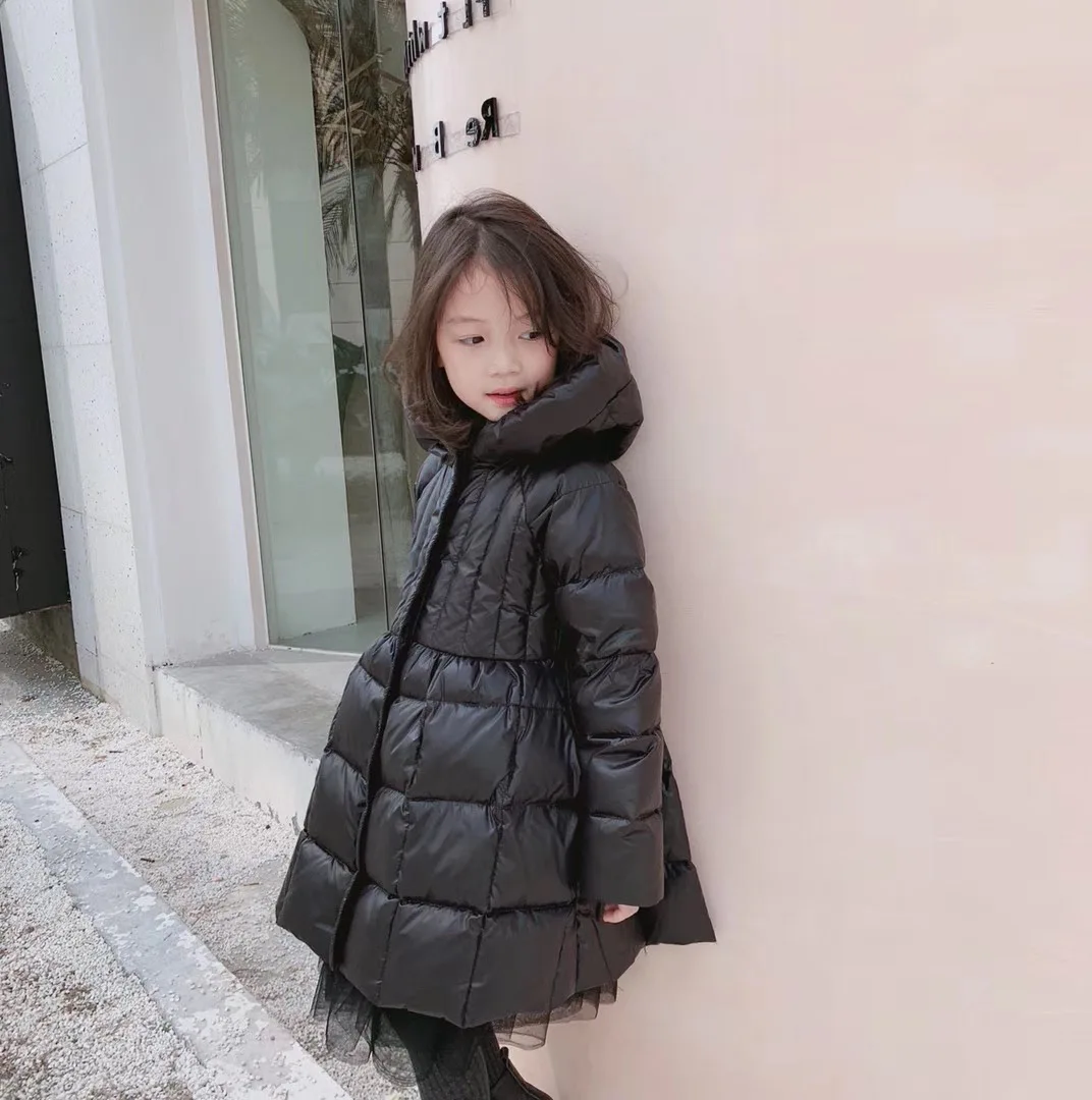 Одежда для маленьких девочек; детское зимнее пальто для девочек; Winterjas Meisje Cocuk; детские зимние комбинезоны; зимняя верхняя одежда; Winterjas baby