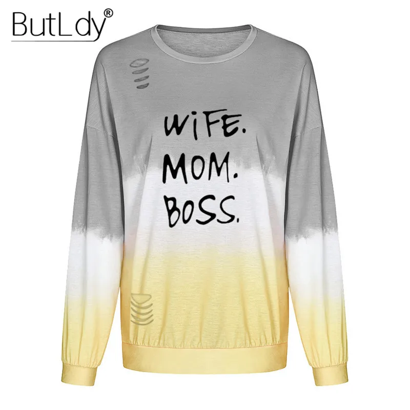 wife mom boss hoodie dress