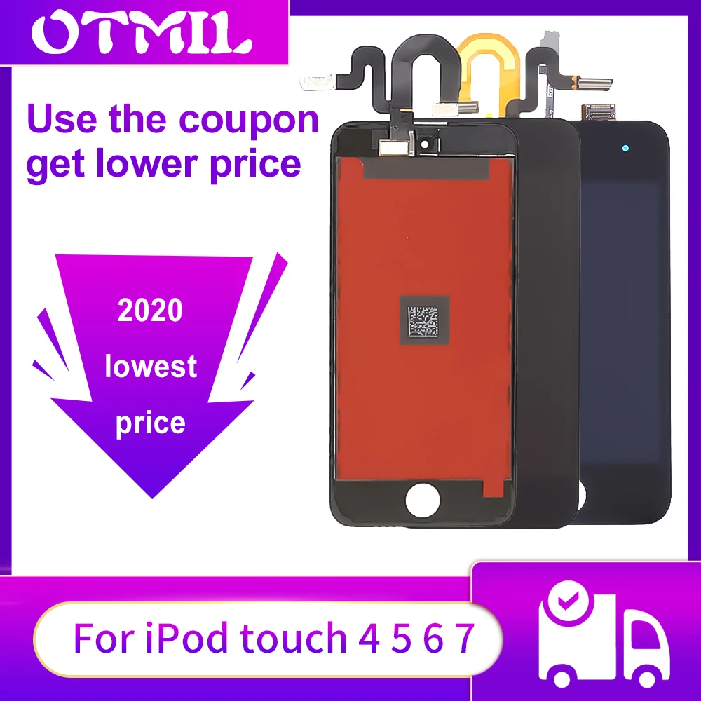 ЖК дисплей OTMIL для iPod touch 4 5 6 7 кодирующий преобразователь сенсорного экрана в