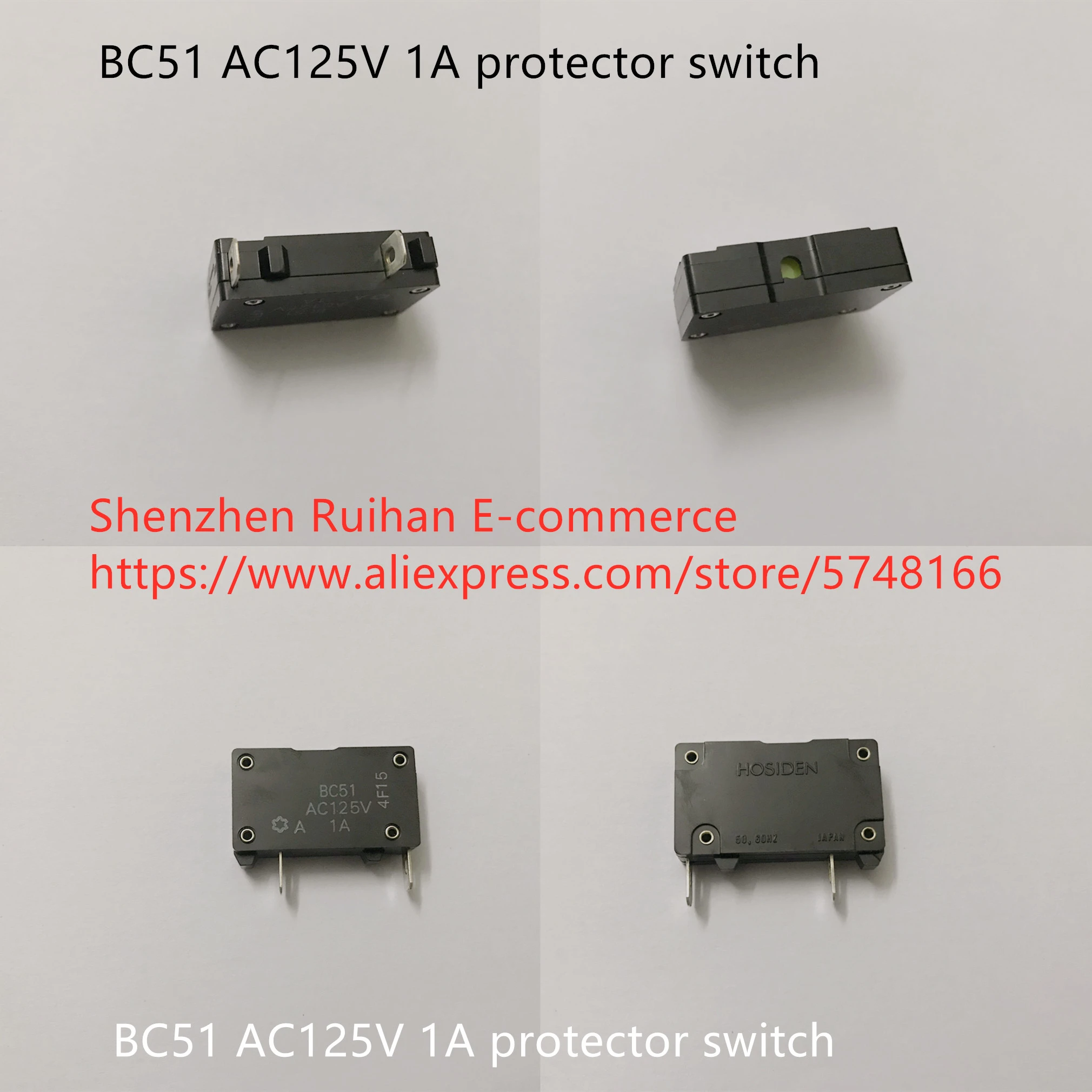 オリジナル新 100% BC51 AC125V 1A保護スイッチ|Switches| - AliExpress