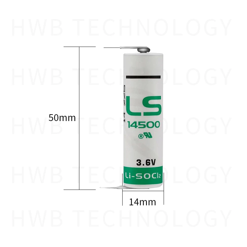 2 шт для SAFT LS14500 AA ER14505M 3,6 v 2600mah литиевая батарея, с паяльные Иглы оборудование и инструменты батареи
