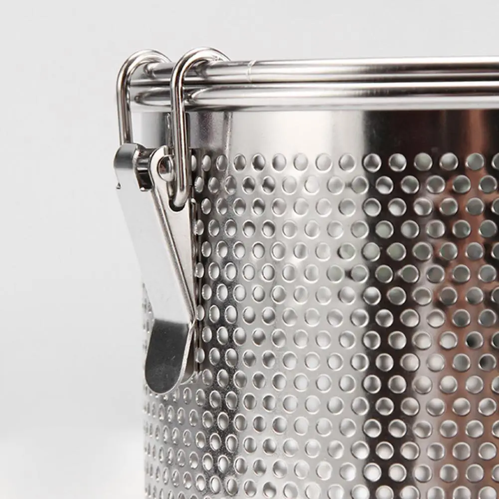 Seasoning Basket Chained Reusable Cylindrical for Tea Lovers