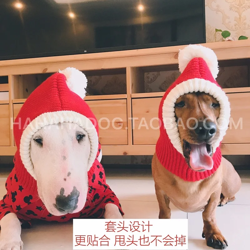 Шапки Санты для собак Gorro Navidad Perro Disfraz Santa Navidad головные уборы для собак зимняя одежда для домашних животных DD6D114