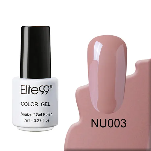 03 Elite99, серия Nude, 1 шт., 7 мл, Гель-лак для ногтей, украшения для ногтей, лак для ногтей, УФ-гель, светодиодный, лампа - Цвет: 03