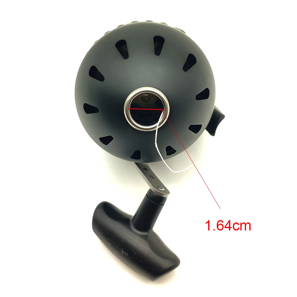 BL45 Large Closed Fishing Reel Outdoor Slingshot Shoot Fish Metal Spool with 6# PE Line 55M fishing reels