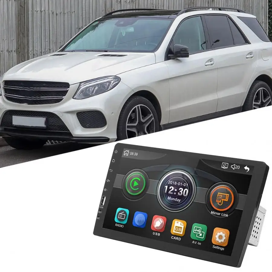 Автомагнитола 9 дюймов HD Одиночная Din автомагнитола стерео WiFi Bluetooth MP5 плеер 9008 oto aksesuar