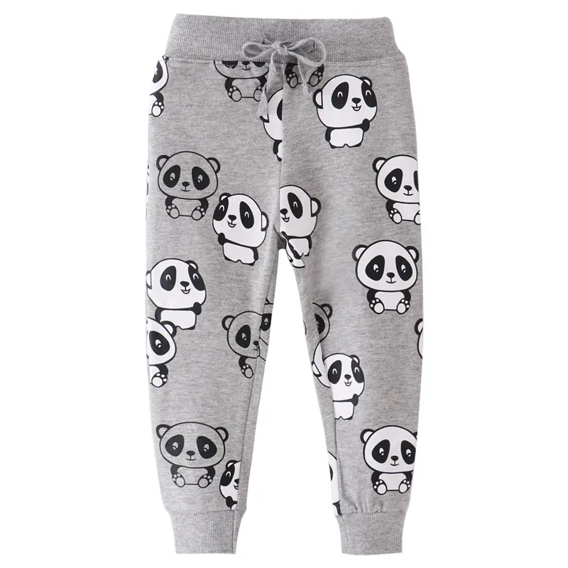 

Boys Sweaterpants Cartoon Panda Pattern Winter Pants for Boys Children Sport Pants for Kids Boy Girl Trousers Clothing