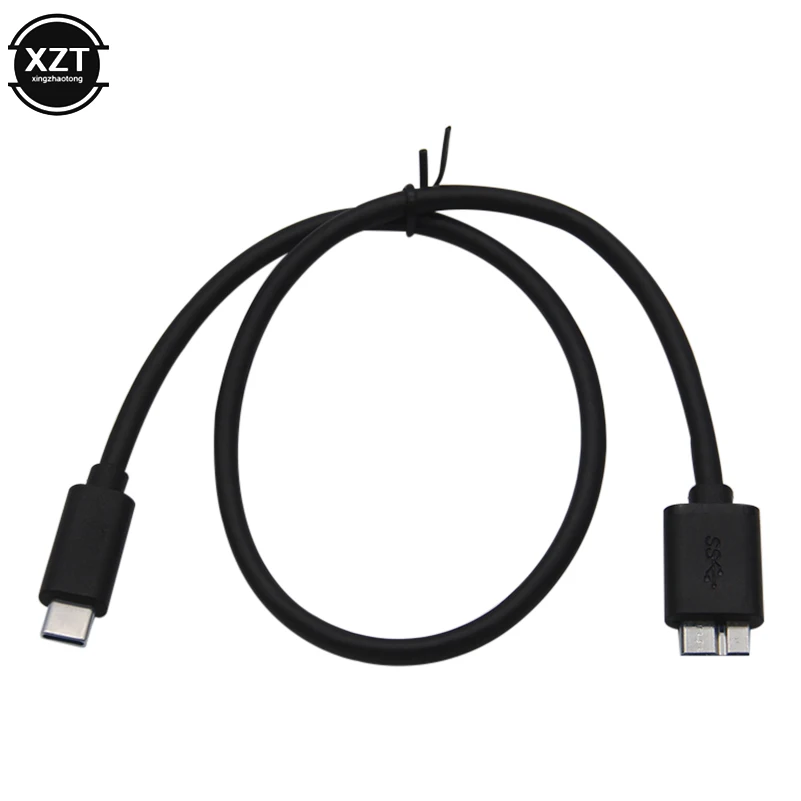 USB 3.1 Type-C to USB 3.0 Micro B Cable Connector For HDD External Hard Drive Smartphone CELL PHONE MacBook (Pro) PC