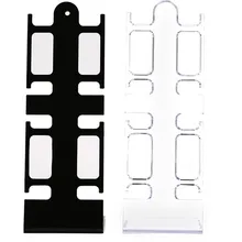 Пластиковая подставка, 4 держателя, стеллаж, общий чехол для шоу, полка, переносные часы, коробка для хранения, чехол, браслет, коробка для часов, ювелирный дисплей, Лидер продаж