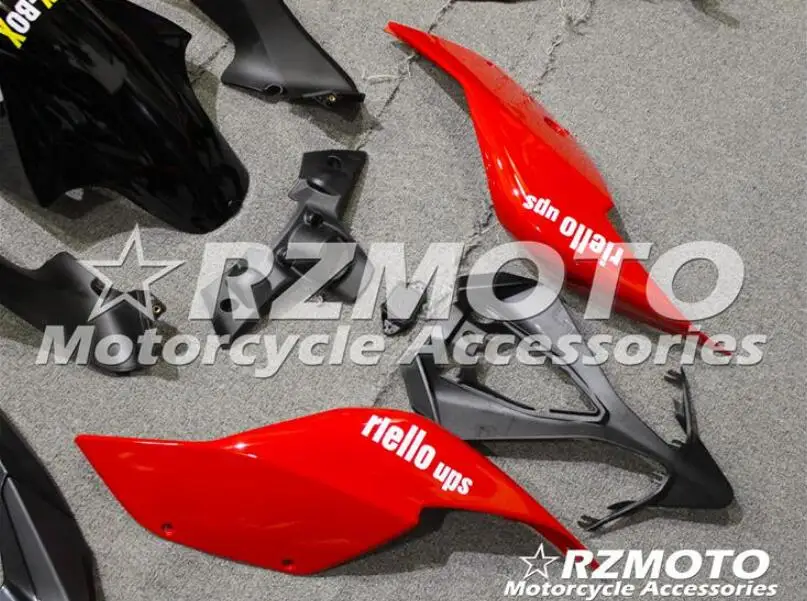 Литье под давлением ABS Обтекатели подходит для DUCATI 959 1299 Panigale 15 16 17 18 на заказ красный черный