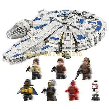 

sy1077 1482pcs star war force awakens millennium building blocks 6 figures 75212 Bricks Toy
